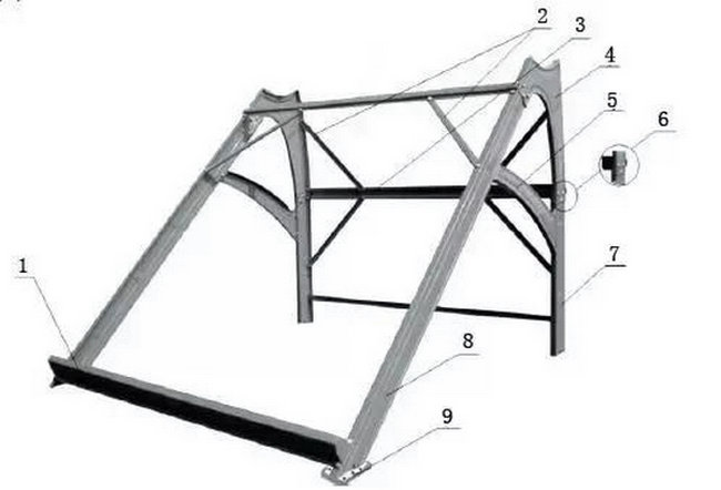 家用太阳能热水器支架